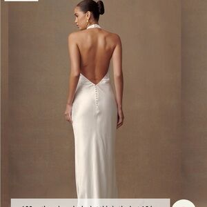 Meshki Esther High Neck Backless Maxi Gown